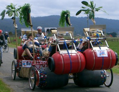 pedalling their bottoms off